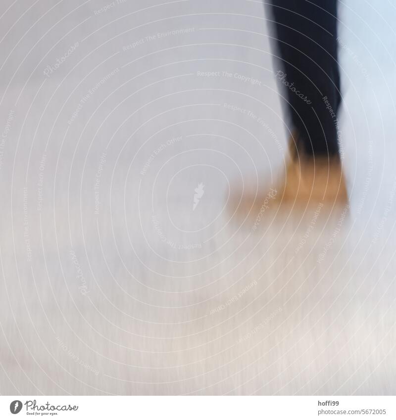 blurred abstract view of a human leg with pants and shoe Abstract Legs Human being Stand ICM ICM technology hazy abstract photography blurriness Mysterious