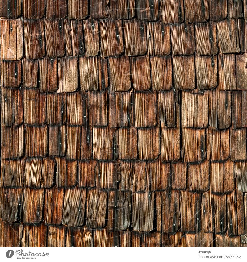 shingles Structures and shapes Pattern Many Background picture Shingle Brown Wood Weathered shingle façade Facade Wall (building) Rustic Rural Wooden wall