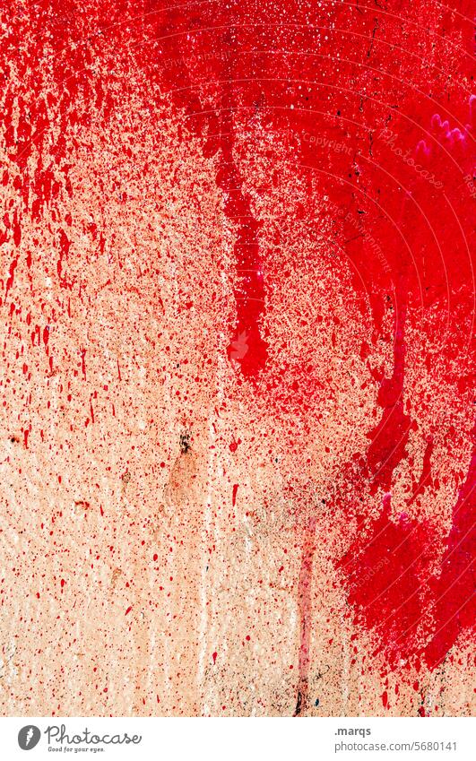 blood red Blood Dye Colour Red Wall (building) Graffiti Patch of colour Structures and shapes Inject Fear Background picture splatter horrendous Blood Red