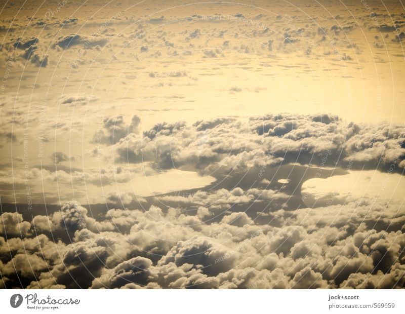 morning glory Clouds Warmth Far-off places naturally Wanderlust Climate Cloud formation Natural phenomenon Mushroom cloud Solar Power Aerial photograph Shadow