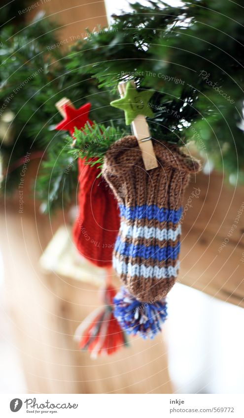 Secret cap advent calendar cap (No 15) Lifestyle Joy Leisure and hobbies Knit Living or residing Christmas & Advent Fir branch Cap Woolen hat Decoration