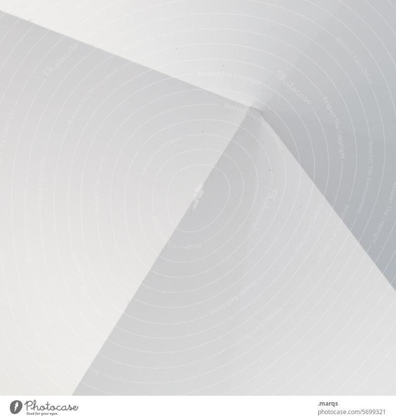 corner Abstract White Design Illustration Detail Minimalistic Corner Sterile Clean Sharp-edged Line Architecture Style Elegant Exceptional Simple Esthetic