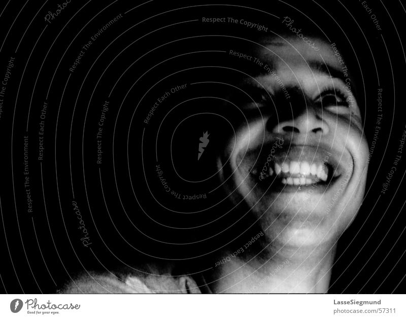 simo Black White Friendliness Background picture Morocco Africa Face Laughter Grinning Black & white photo wheels 120 Joy Moroccan Teeth