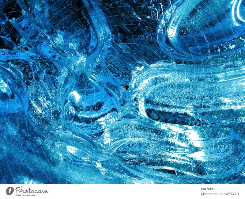 Ice Age 2 Cold Hard Winter Oval Block of ice Frozen Freeze Blue Transparent Structures and shapes ice piece Crack & Rip & Tear Clarity