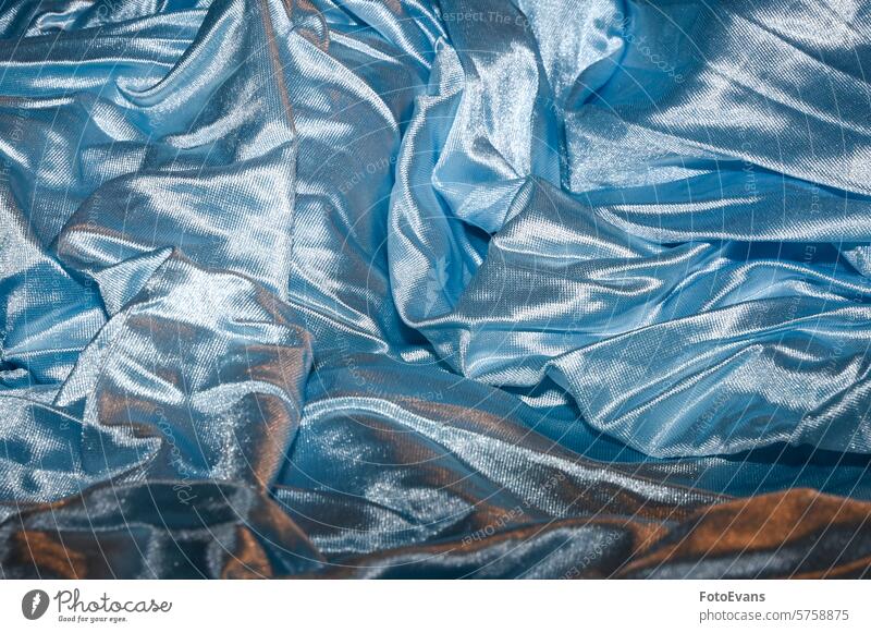 Shiny light blue fabric pattern Copy Space concept background structure Backgrounds Blue shiny monochrome bright TEXTILE shimmer material Backdrop reflective