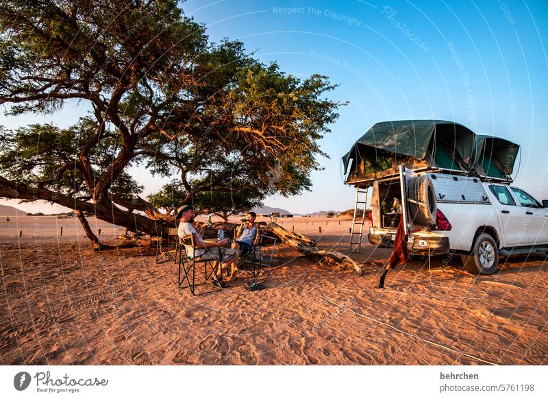 on the road is home! contented Contentment fortunate Happy Happiness Joy in common Together Family Family & Relations Sossusvlei Sesriem Camping Wilderness