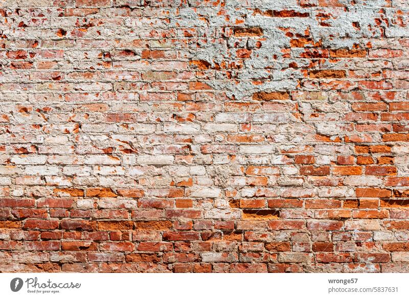 Brick masonry brickwork Brick wall brick wall Bricks Wall (barrier) Wall (building) Stone Red Old Exterior shot