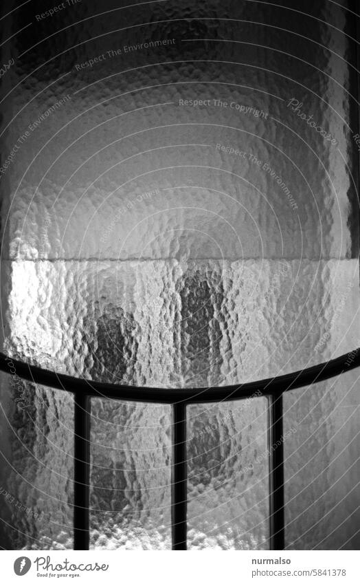 Sometimes it has to be graphic 2 Glass Orthochromatic door Glazing Milk glass musselia glass Prop Analog movie 35mm b/w opaque privacy blurred Inaccurate