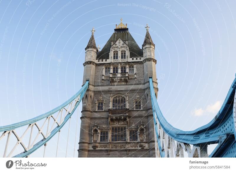 Schönste Brücke Tower Bridge London Capital Thames Fluss Tourismus