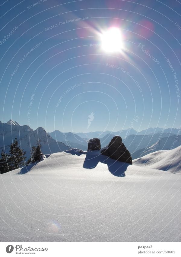 damulzsunne White Air Switzerland Austria Vacation & Travel Beautiful Sun Snow Mountain Free Landscape