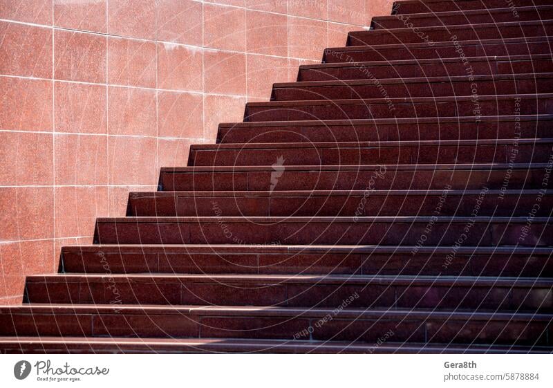 steps of an empty stone granite staircase close up abstract abstract background abstract pattern architecture backdrop blank brown city closeup color dark