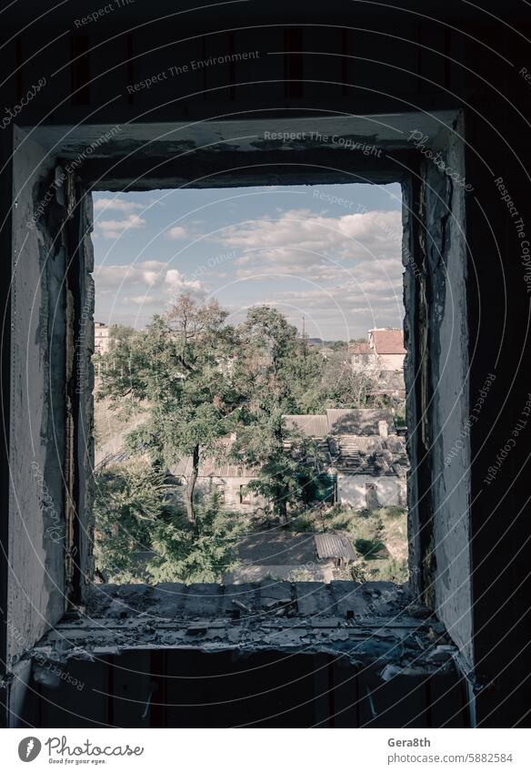 destroyed houses in a city lost in the war in Ukraine Chasiv Yar Dnepropetrovsk Dnipro Kharkov Kherson Odessa Poltava Sumy Zaporozhye abandoned army bomb