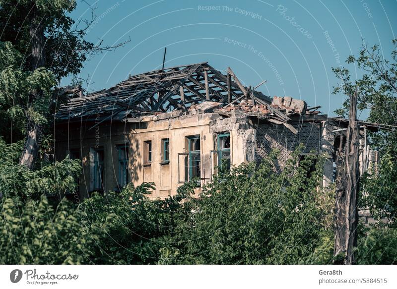 destroyed houses in a city lost in the war in Ukraine Chasiv Yar Dnepropetrovsk Dnipro Kharkov Kherson Odessa Poltava Sumy Zaporozhye abandoned army bomb