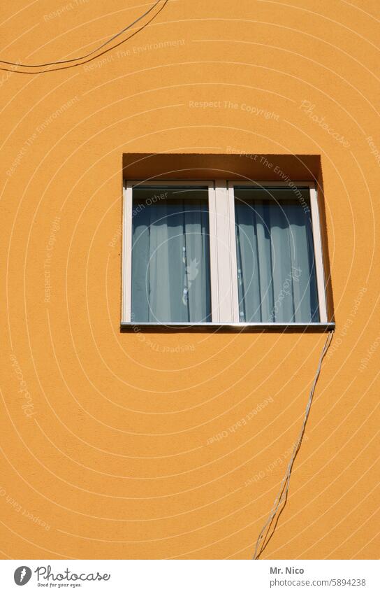 liaison House (Residential Structure) Window Cable Building Transmission lines Flat (apartment) String Rendered facade Window pane Communicate Curtain Wire