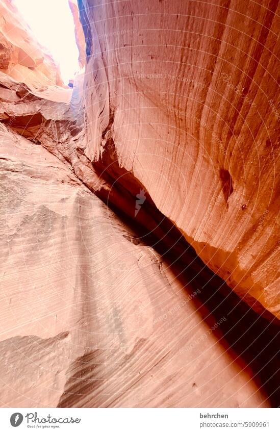 fissure Orange Canyon Rock stunningly Antelope Canyon Americas USA Nature Far-off places Exceptional Vacation & Travel Arizona Fantastic canyon Fascinating