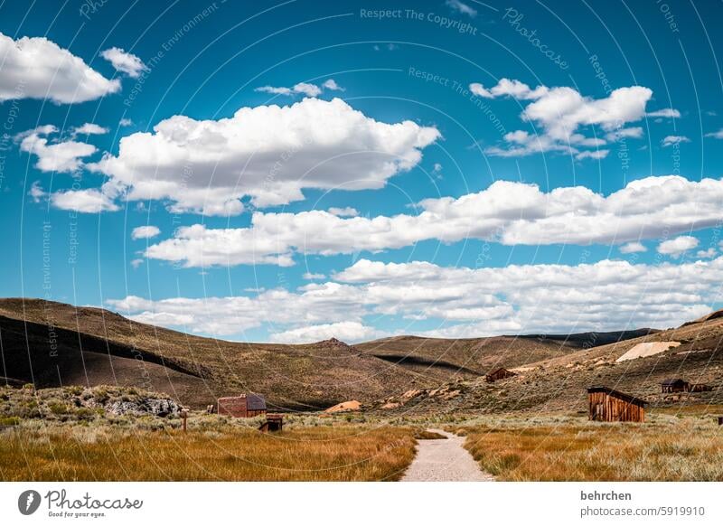 cloud stories Far-off places Vacation & Travel Ghost town Past live differently California USA Americas Adventure Bodie Ghost Town Sky Clouds Landscape Nature