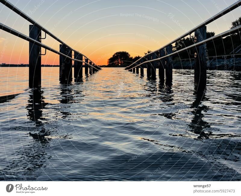 parted Footbridge Bridge - a Royalty Free Stock Photo from Photocase