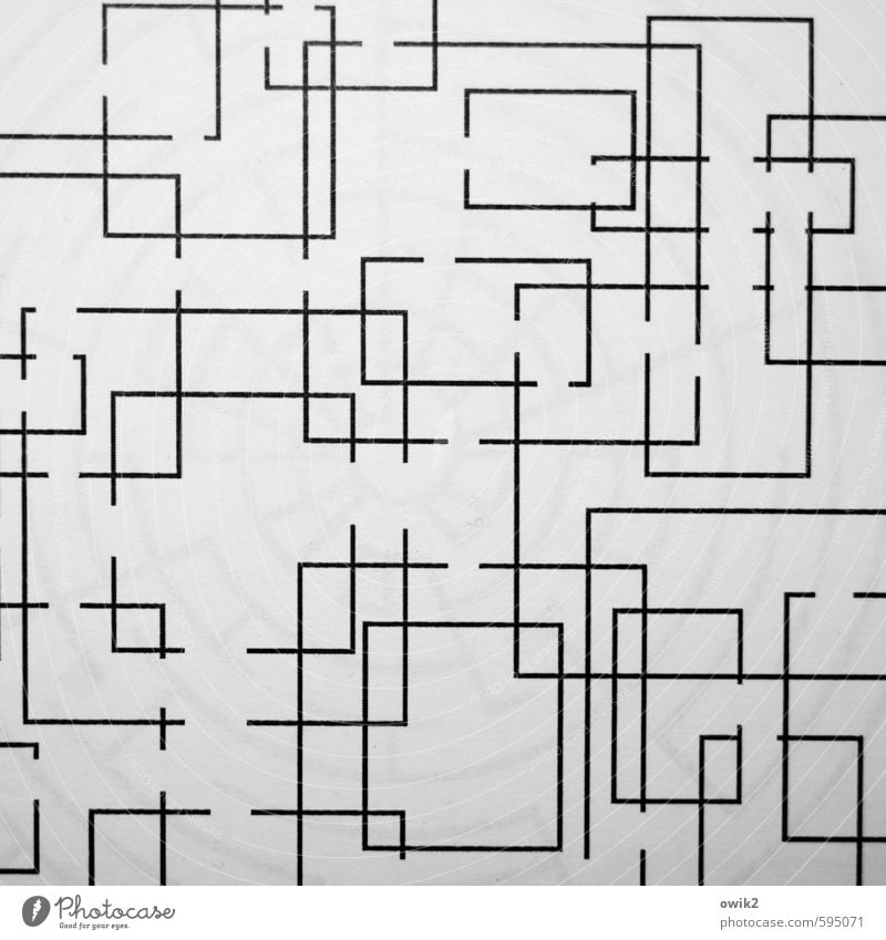 strategy game Signs and labeling Sharp-edged Simple Crazy Gray Black White Labyrinth Irritation Line Black & white photo Puzzle Unclear Clear Hazy Geometry