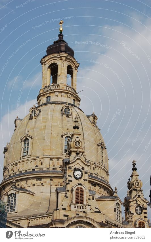 The old one all new Dresden Saxony Sandstone Domed roof Historic Renewal World War Destruction Reconciliation Stone cupola House of worship Frauenkirche