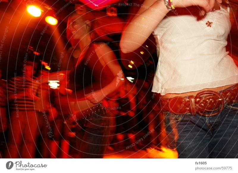 Night Life Disco Party Woman Drinking Alcohol-fueled No idea Red Blur öhm Jeans Orange discotheque zak nikon d50 horny keywords :d Party mood Party goer