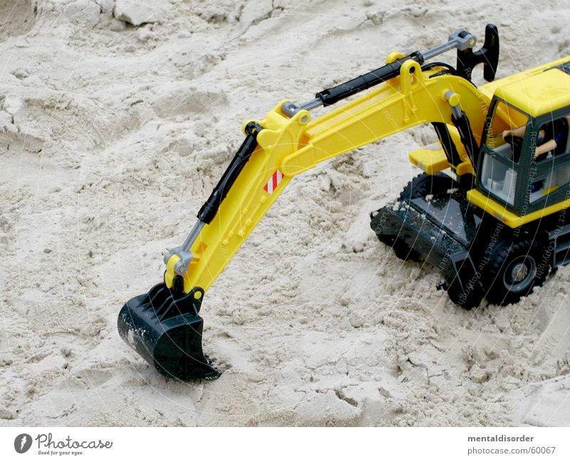 &lt;font color=#38B0DE&gt;-=kai´s=- Proudly Presents Excavator Toys Yellow Movement Dig Strong Machinery Construction site Spoon Playing Fill Bulldozer Sand