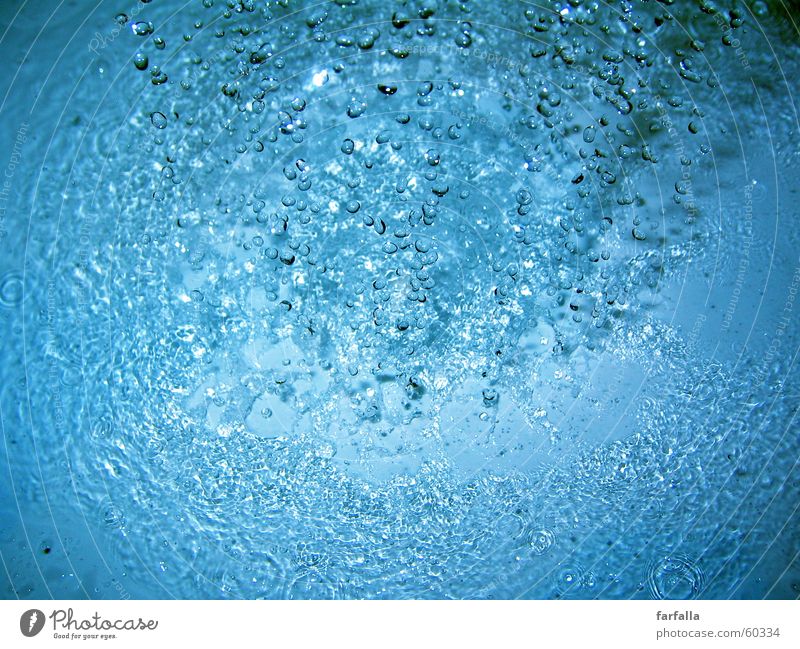 Water Drops of water Blue