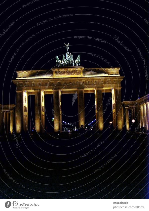 Brandenburg Gate Berlin capital city in the night
