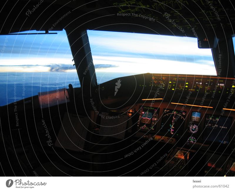 777 cockpit Cockpit Panorama (View) ^777 Sky Large