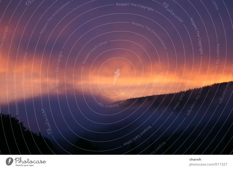 Nebulised Vacation & Travel Tourism Far-off places Mountain Environment Nature Landscape Elements Air Sky Clouds Storm clouds Sunrise Sunset Autumn Climate