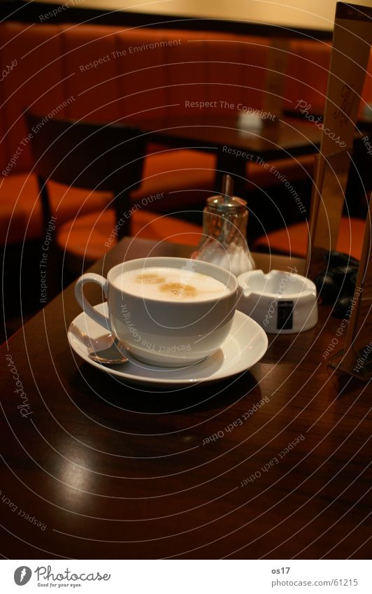 Café Latte Table Wooden table Sugar Brown Coffee café. café latte cappuccino milk foam Orange