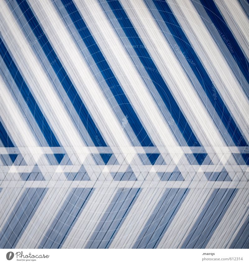 obliquely Elegant Style Design Wall (barrier) Wall (building) Wood Stripe Exceptional Hip & trendy Uniqueness Modern Blue White Colour Creativity Crazy