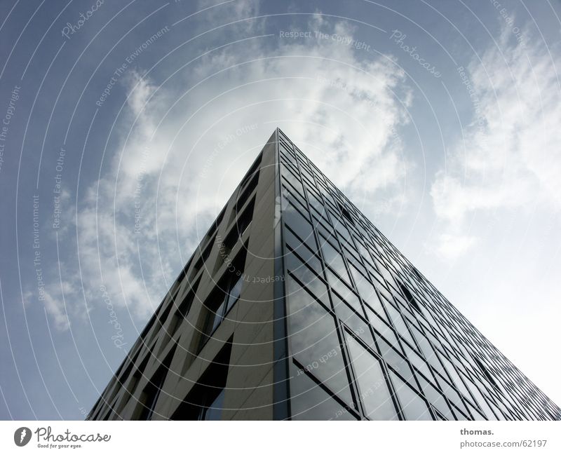 What's up there? (1) Cologne Clouds High-rise House (Residential Structure) Window Simplistic Absurdity Recently zeughaus street Sky Simple nothing on it Great