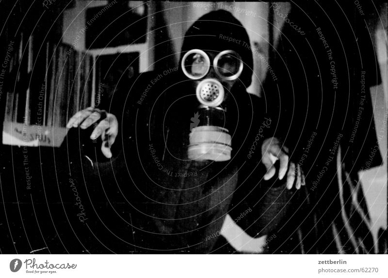 My brother Respirator mask Poison gas Face mask Attack Monster Scare Odds and ends Joke Dress up Gas Protection Appearance Mask my brother Man Human being