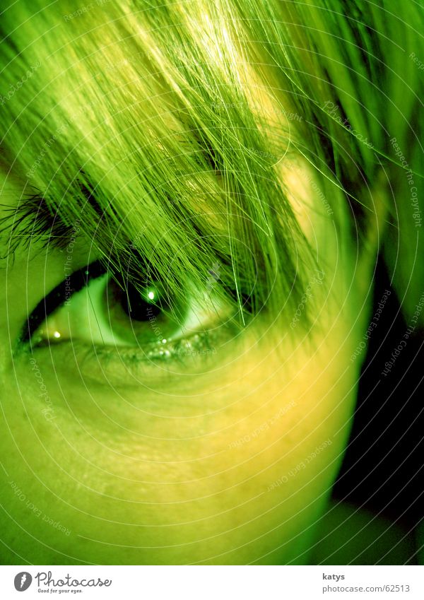 Look green Green Dark green Bright green Beautiful Curiosity Facial expression Short Strand of hair Pupil Far-off places Black Round Eyebrow Brown