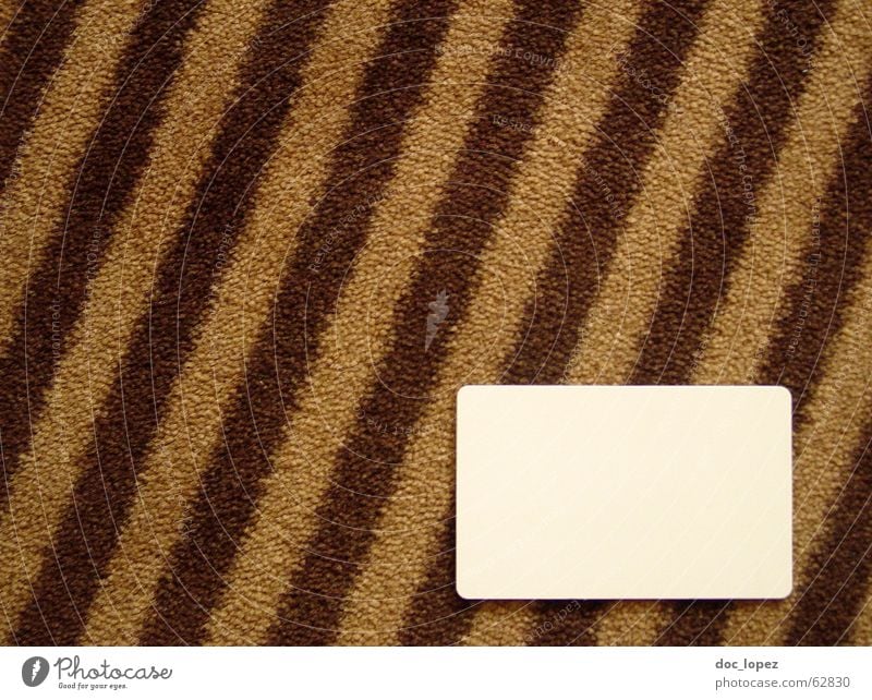 copytext place Striped Carpet White Brown Places Diagonal Floor covering Bird's-eye view Graphic Text Hotel Room End Card kaertchen tiger carpet fluffy template