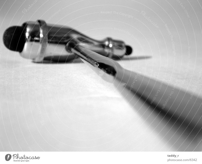 reflex hammer Health care Doctor Science & Research Hammer Black & white photo Detail