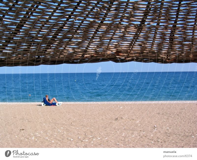 sheltered Ocean Beach Horizon Sunshade Vacation & Travel Turkey Water Blue Sand Sky Sunhat