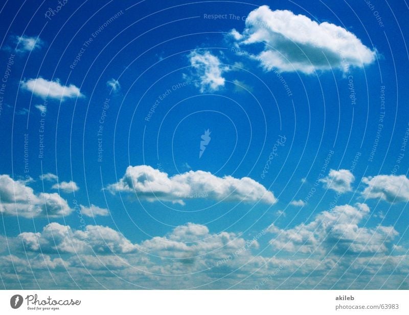 little cloud Clouds White Far-off places Heavenly Background picture Sky Blue Freedom Above