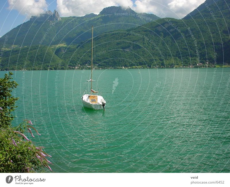 sailboat Sailing Watercraft Lake Annecy France