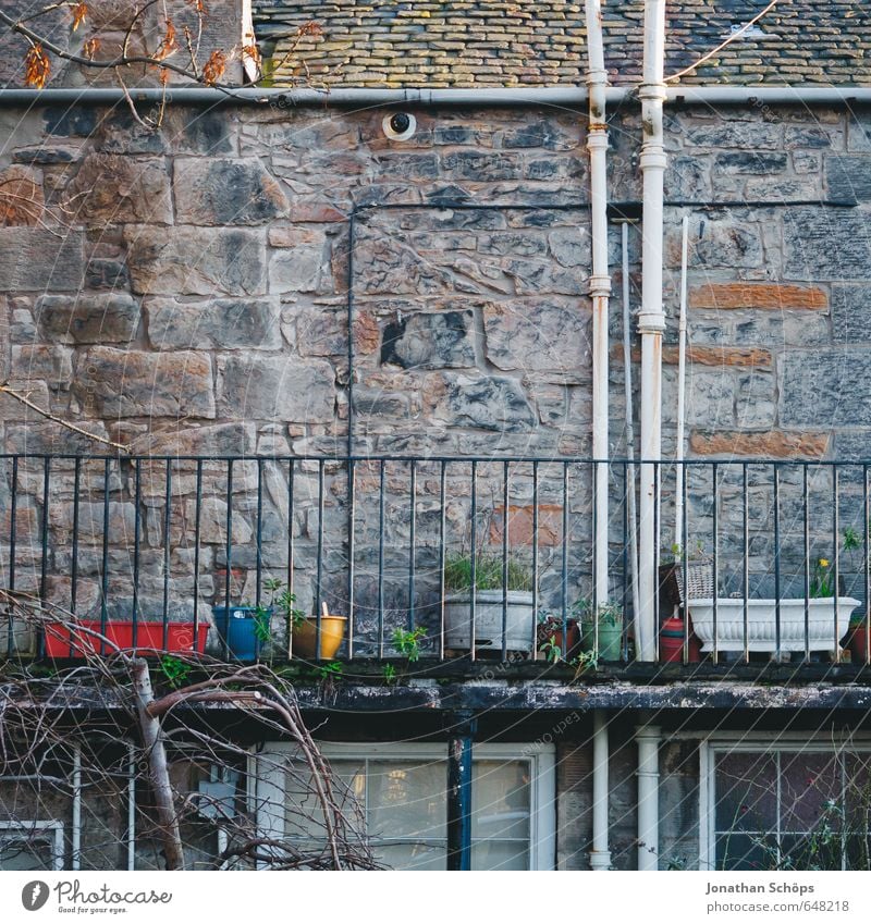 Edinburgh XVIII Style Scotland Great Britain English House (Residential Structure) Detached house Manmade structures Building Architecture Wall (barrier)