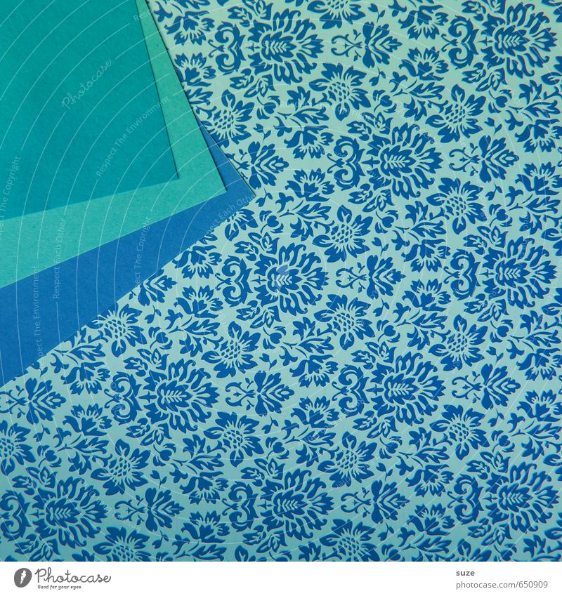Mustafa11 Lifestyle Style Design Beautiful Leisure and hobbies Handicraft Art Stationery Paper Packaging Ornament Friendliness Kitsch Cute Retro Blue Turquoise