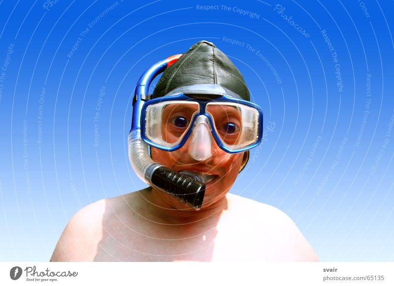 heiners dive Dive Crazy Stupid Diving equipment Eyeglasses Leather hood Baseball cap Cap joke Mask Water motorcycle cap Swimming & Bathing