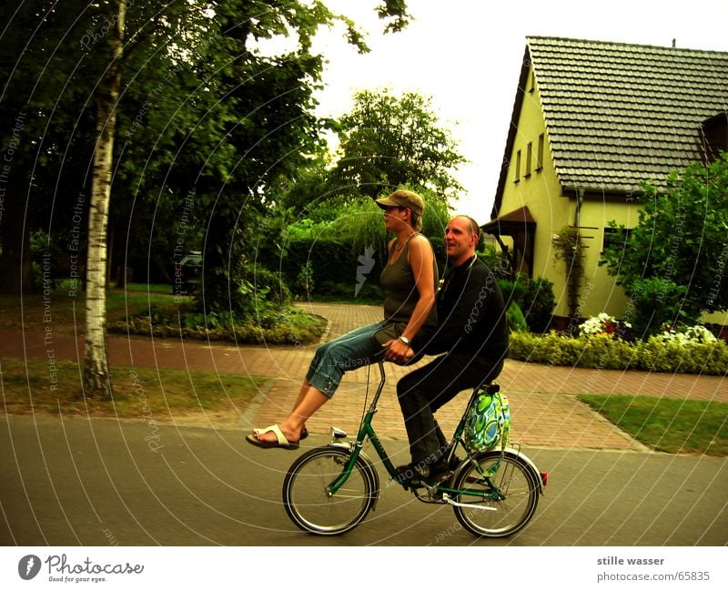 Woman Joy Laughter Bicycle a Royalty Free Stock Photo