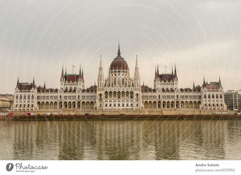 Budapest Vacation & Travel Tourism Sightseeing City trip Hungary Town Downtown Populated Dome Palace Tourist Attraction Landmark Parliament Old Historic