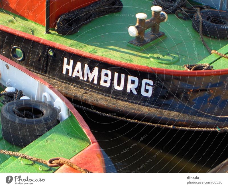 Hamburch Watercraft Ocean Hamburg Harbour Elbe
