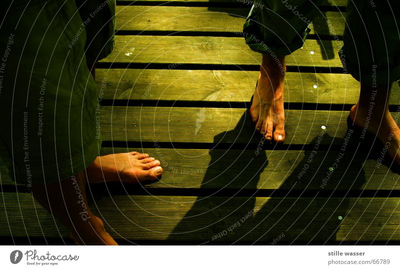 FOOT PARADE Panels Barefoot Green Physics Airy Big toe small toe bockermann Warmth Shadow