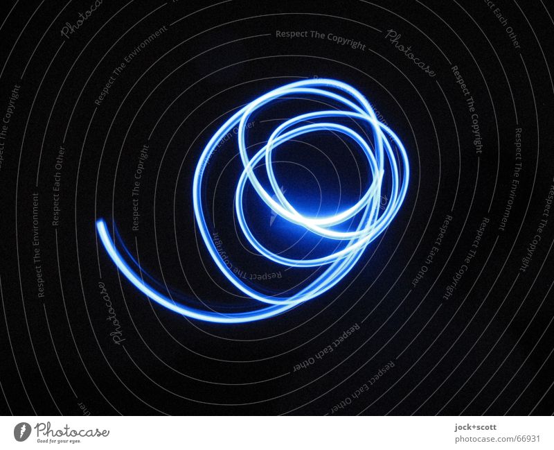 non-twisty Line Movement Blue Black Flexible Spiral Muddled Swirl Rotation Loop Experimental Abstract Neutral Background Artificial light Silhouette
