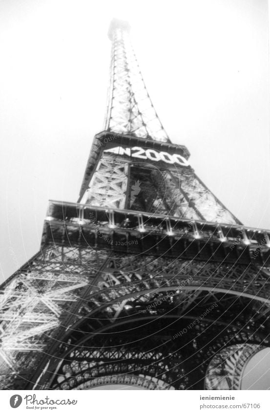 Millenium in Paris Eiffel Tower 2,000 France millenium turn of the century