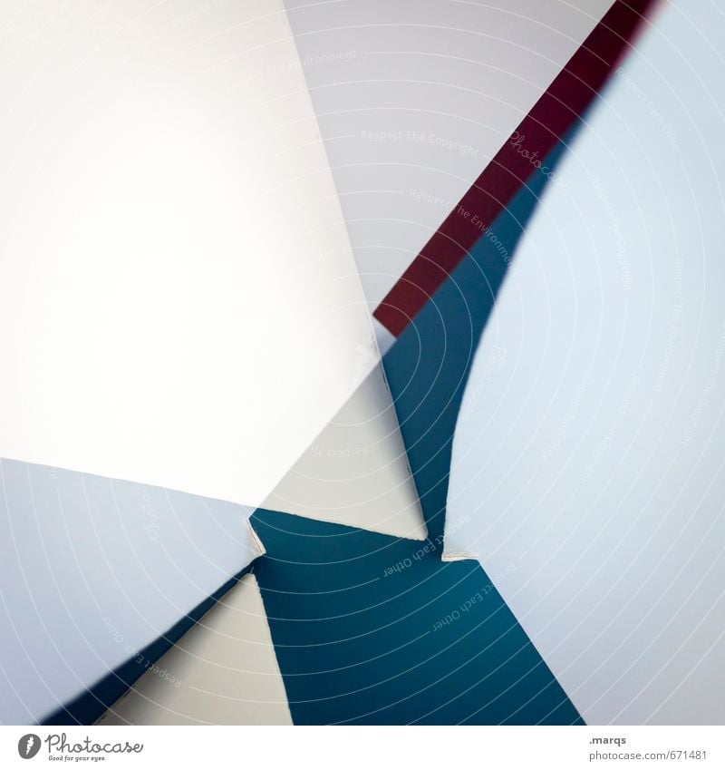 peak Structures and shapes Abstract Illustration White Blue Modern Sharp-edged Design Style Geometry Background picture Minimalistic Close-up Precision