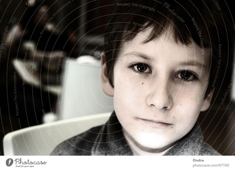 Thoughtful Boy (child) Ask Grief Masculine Earnest Think Looking Sadness Face